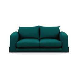 Heal's Nuvola 3 Seater Sofa Brushed Cotton Pine Black Beech Feet