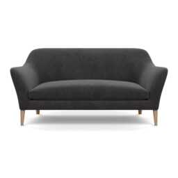 Heal's Wallis 3 Seater Sofa Smart Luxe Velvet Nickel Tinted Ash Feet - thumbnail 2