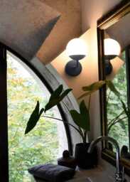 Fermob Mooon LED Wall Light Anthracite - thumbnail 2