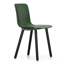 Vitra HAL RE Wood Chair 14 Ivy Dark Oak Legs