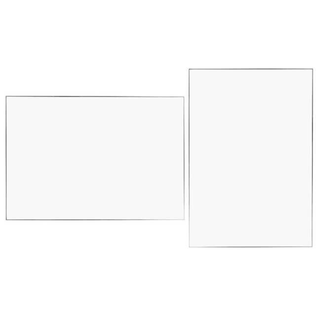 Heal's Fine Edge Mirror Rectangle 130x90cm Silver - image 1