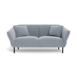 Heal's Alto 2 Seater Sofa Boucle Steel Black Feet