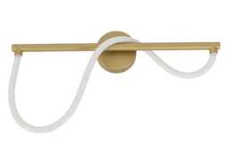 Heal's Wave LED Wall Light Satin Gold