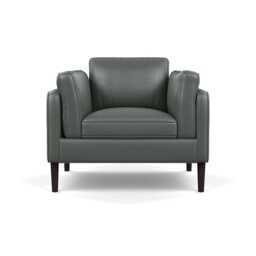 Heal's Sonno Armchair Daino Leather Steel Wenge Black Feet - thumbnail 1