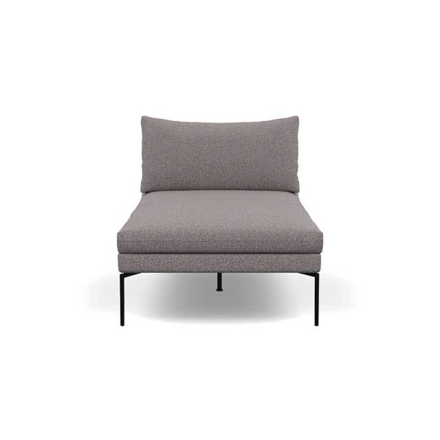 Heal's Matera Chaise Longue Loop Boucle Granite Black Feet