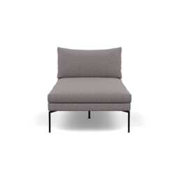 Heal's Matera Chaise Longue Loop Boucle Granite Black Feet