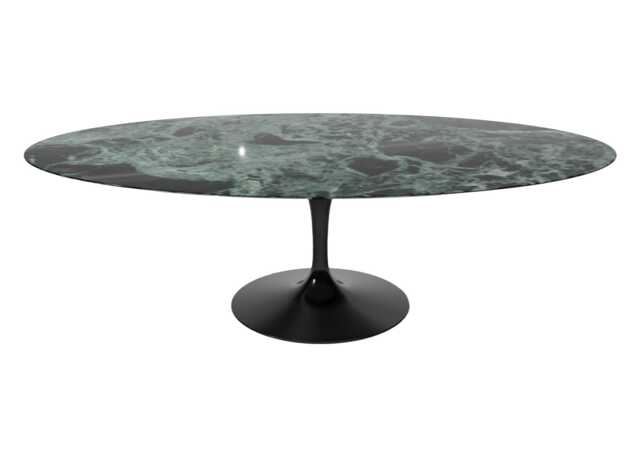 Knoll Saarinen Dining Table with Black Base in Verdi Alpi 244cm