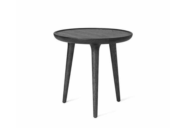 Mater Accent Side Table Black Stained Oak Small W45 x H42