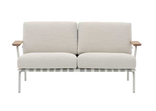 Muuto Settle Outdoor 2 Seater Sofa in Laze 1/Grey