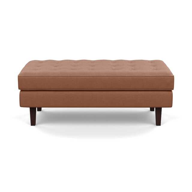 Heal's Hepburn Ottoman Siena Cotton Clay Wenge - image 1