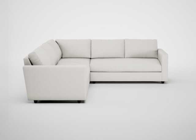 Heal's Nimbus II Large Corner Sofa Capelo Linen Mix Sea Salt
