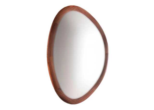 Porada Giolo Wall Mirror Walnut Large