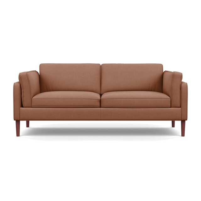 Heal's Sonno 3 Seater Siena Cotton Clay Walnut Feet