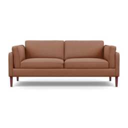 Heal's Sonno 3 Seater Siena Cotton Clay Walnut Feet