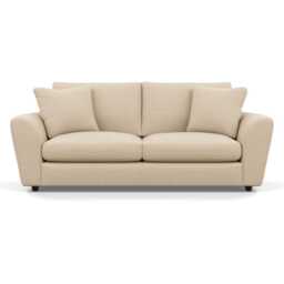 Heal's Snooze 4 Seater Sofa Brushed Cotton Oat Black Feet