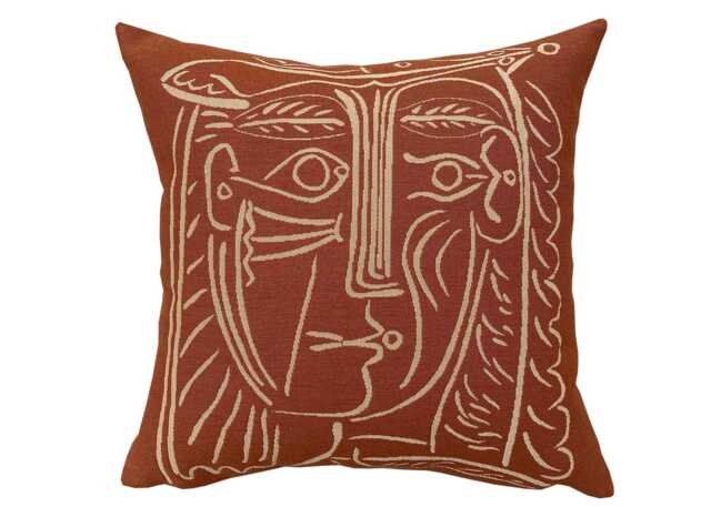Jules Pansu Pablo Picasso Woman's Head with Hat 1962 Cushion 45 x 45cm