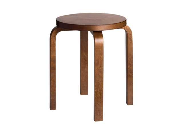 Stool E60 Walnut Stained Birch