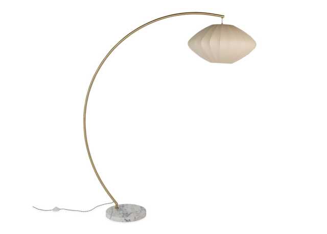 Heal's Sheer Overarched Floor Lamp White