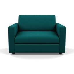 Heal's Nimbus II Loveseat Brushed Cotton Pine Black Feet - thumbnail 2