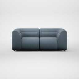 Heal's Lilli 2 Seater Sofa Smart Cotton Linen Celestial Natural Feet - thumbnail 2