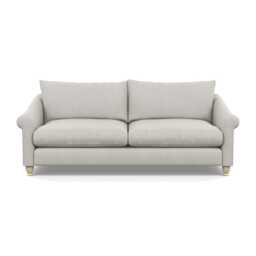 Heal's Devon 4 Seater Sofa Capelo Linen-Cotton Sea Salt Natural Feet