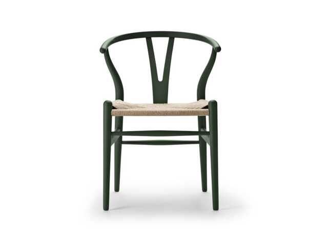 Carl Hansen & Son CH24 Wishbone Chair Soft Dark Green - image 1
