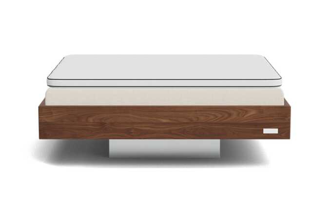Carpe Diem Beds Hällsö Bed Set Super King Medium Lilla Mat Prestige Topper Walnut Loop Oyster