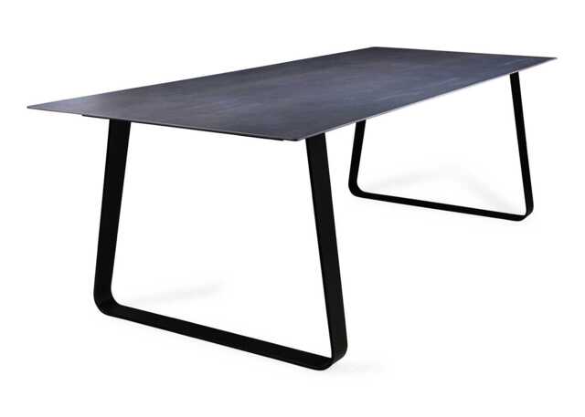 Ligne Roset Vilna Dining Table Grey Anthracite Top