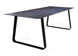 Ligne Roset Vilna Dining Table Grey Anthracite Top