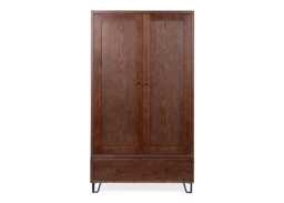 Heal's Brunel Double Wardrobe Dark Wood