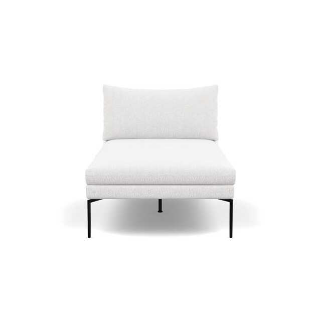 Heal's Matera Chaise Longue Loop Boucle Polar Black Feet