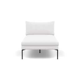 Heal's Matera Chaise Longue Loop Boucle Polar Black Feet