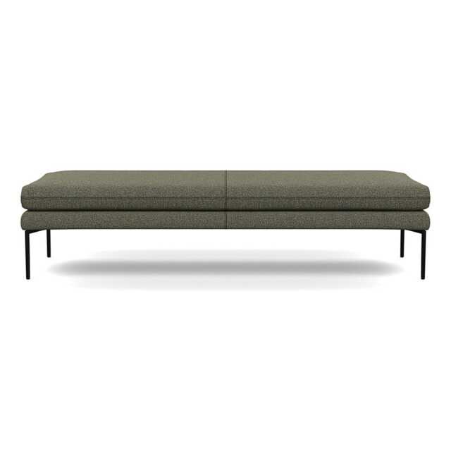 Heal's Matera Bench (180cm) Loop Boucle Forest Black Feet