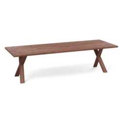 Heal's Oslo Table 280x100cm Walnut Straight Edge Filled
