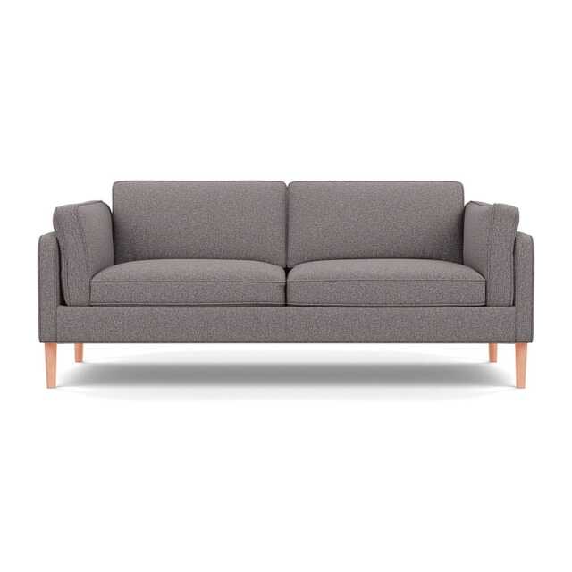 Heal's Sonno 3 Seater Loop Boucle Granite Natural Feet