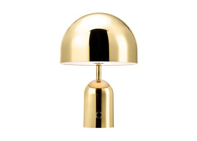 Tom Dixon Bell LED Portable Table Lamp Gold