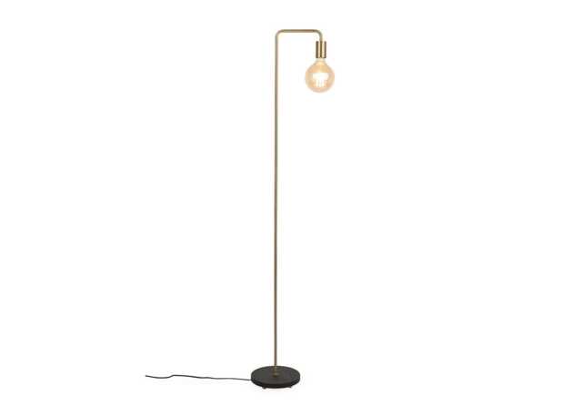 Heal's Junction Floor Lamp Walnut Base Brass - image 1