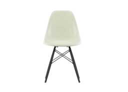 Vitra Eames Fibreglass Chair DSW Eames Parchment 30 Black Maple 05 Glides - thumbnail 1