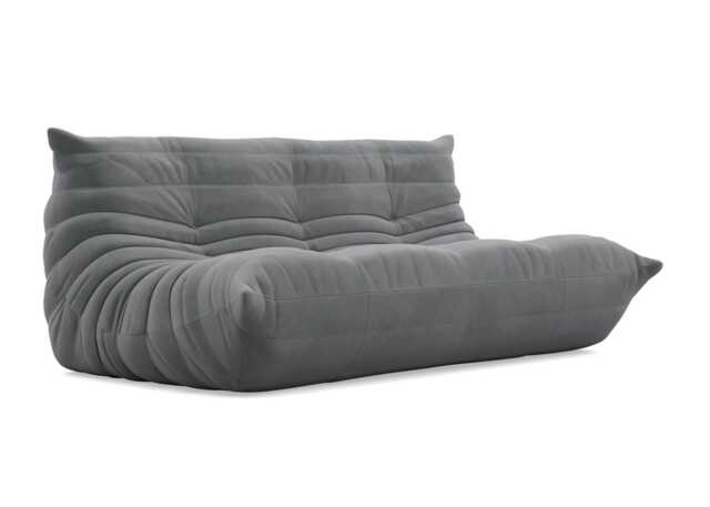 Ligne Roset Togo Large Settee Alcantara Steel Grey - image 1