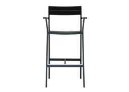 Case Eos Outdoor Bar Stool in Black - thumbnail 1