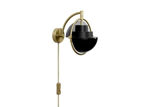 Gubi Multi-Lite Wall Light Brass/Black