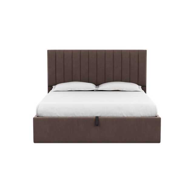 Heal's Retta Headboard Super King Smart Velvet Mouse - image 1