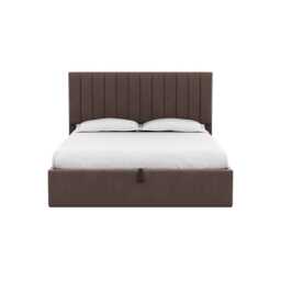 Heal's Retta Headboard Super King Smart Velvet Mouse - thumbnail 1