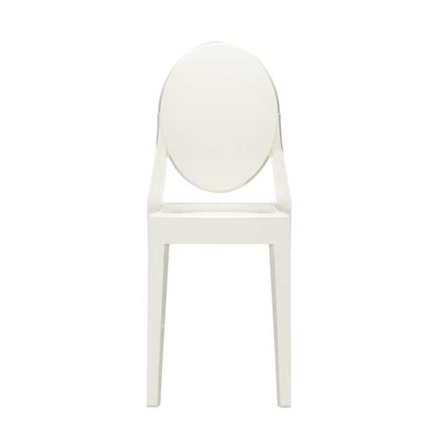 Kartell Victoria Ghost Chair Solid White Set of 2 - image 1