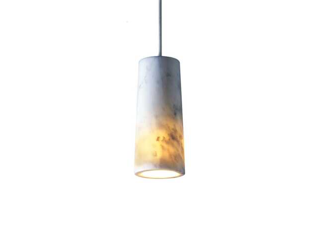 Case Core Single Pendant Light Carrara Marble
