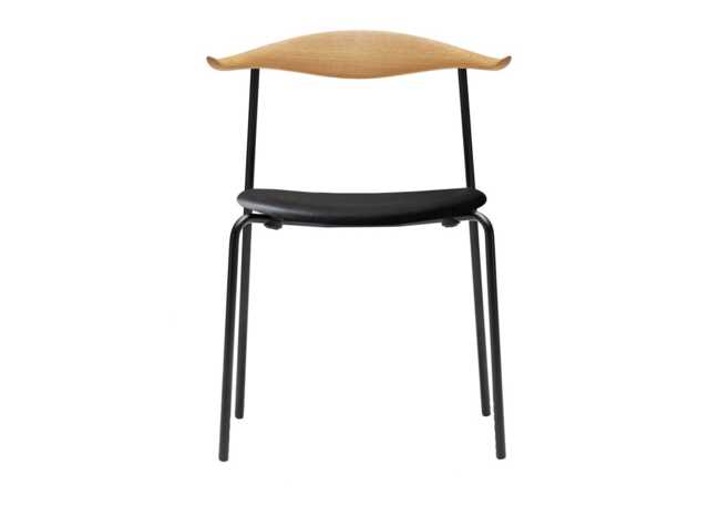Carl Hansen & Son CH88P Oiled Oak Black Frame Thor 301 Seat
