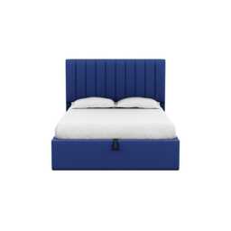 Heal's Lift Storage Divan King Brushed Cotton Pine Natural Feet