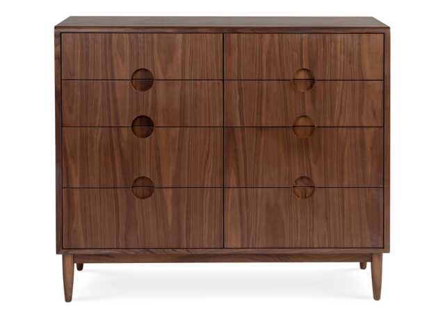 Heal's Amira 8 Drawer Wide Chest Walnut - image 1