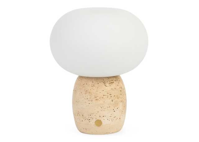 Heal's Pebble LED Portable Table Lamp Travertine