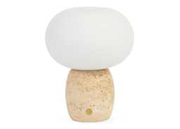 Heal's Pebble LED Portable Table Lamp Travertine